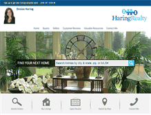 Tablet Screenshot of dharing.haringrealty.com